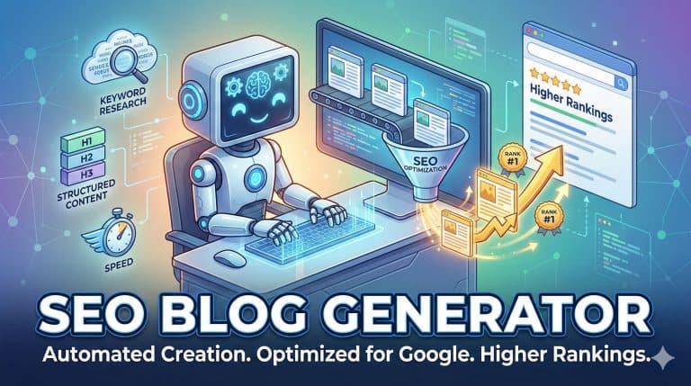 SEO Blog Generator: Automated Blog Creation for SEO Optimization & Higher Rankings SEO Blog Generator: Automated Blog Creation for SEO Optimization & Higher Rankings