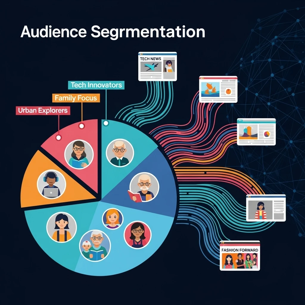 Target icon representing audience targeting in social media content.