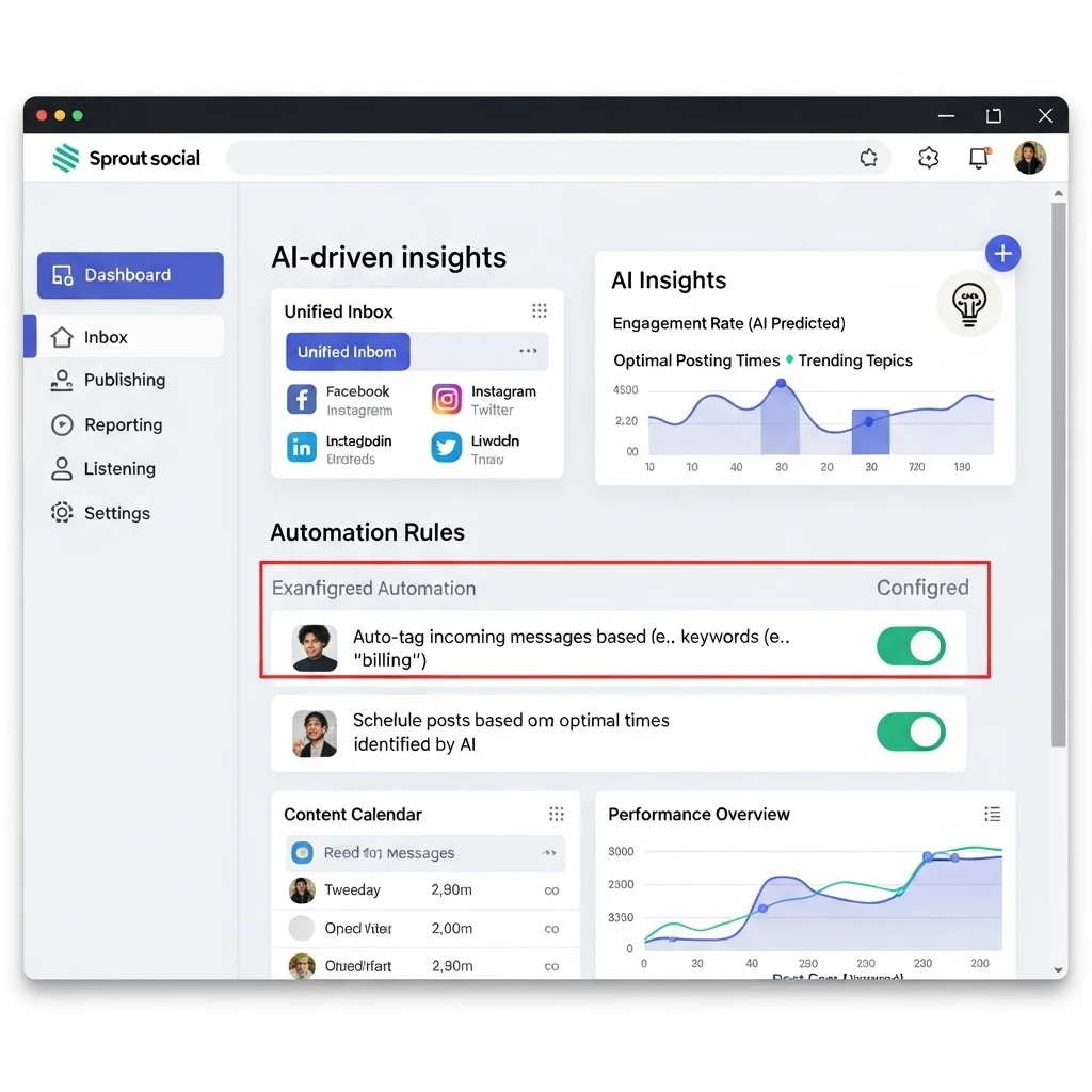 Content optimization with AI for marketing: Data analytics driving SEO tools.