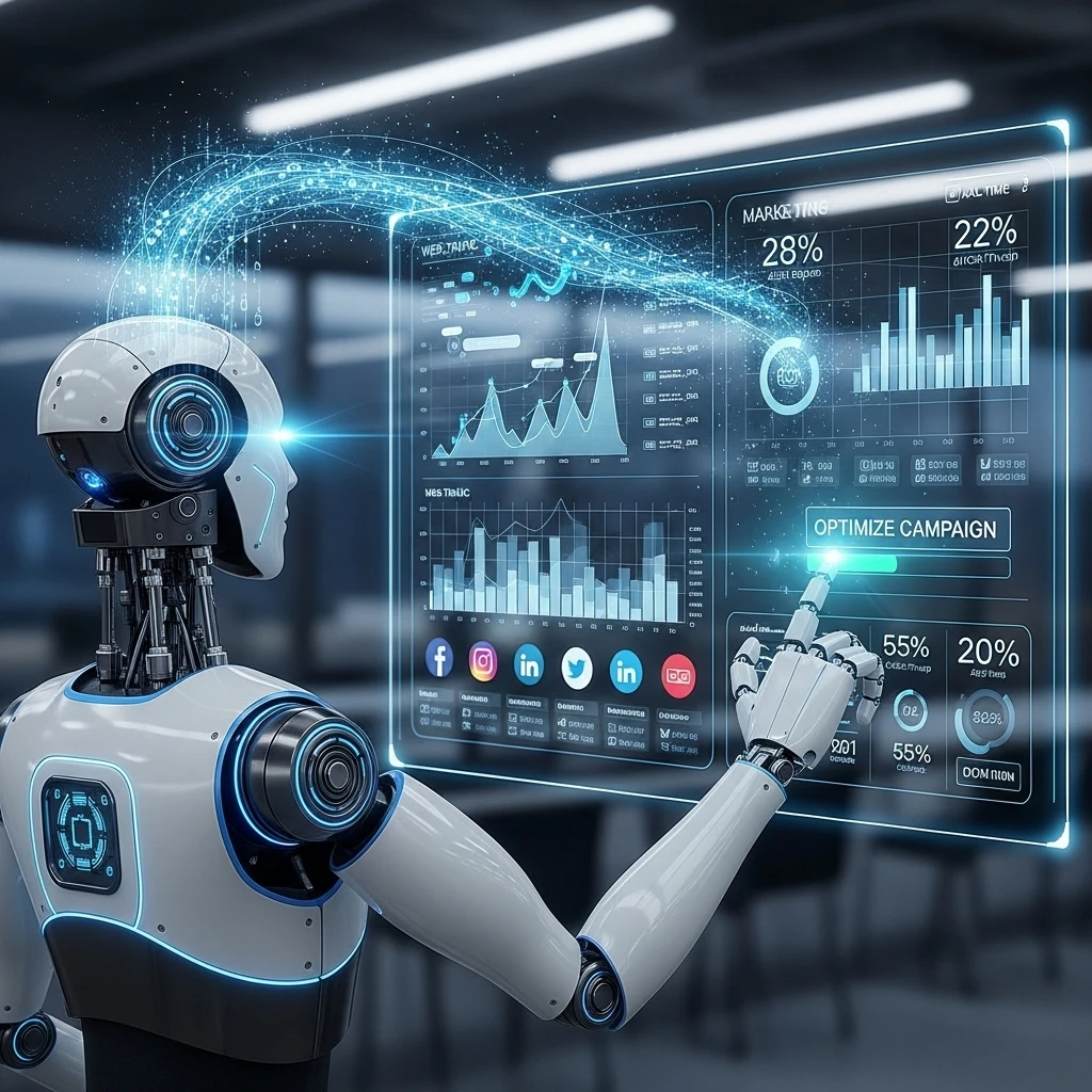 Campaign management using AI tools: Enhancing marketing workflows.