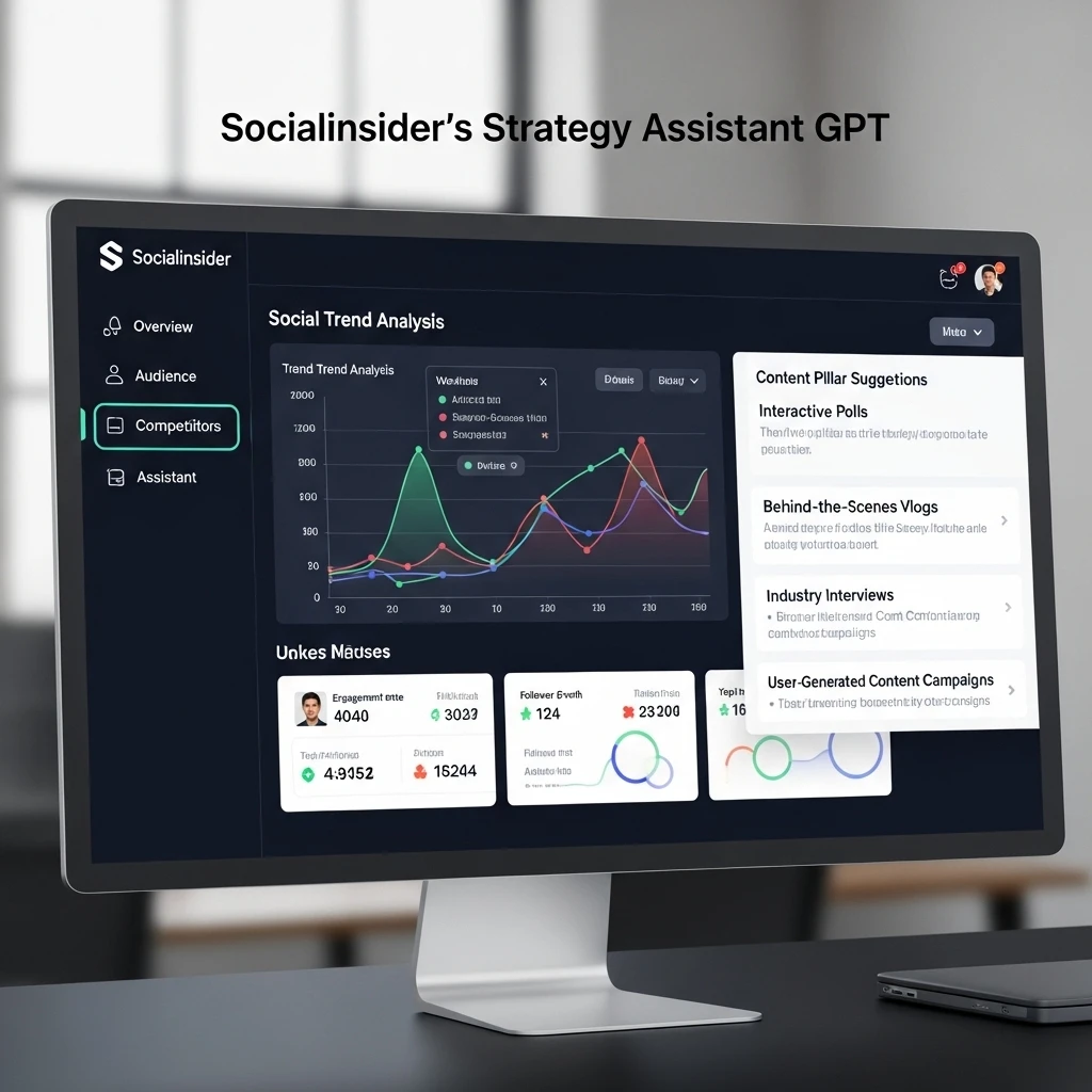 AI tools analyze social media strategy and engagement metrics.