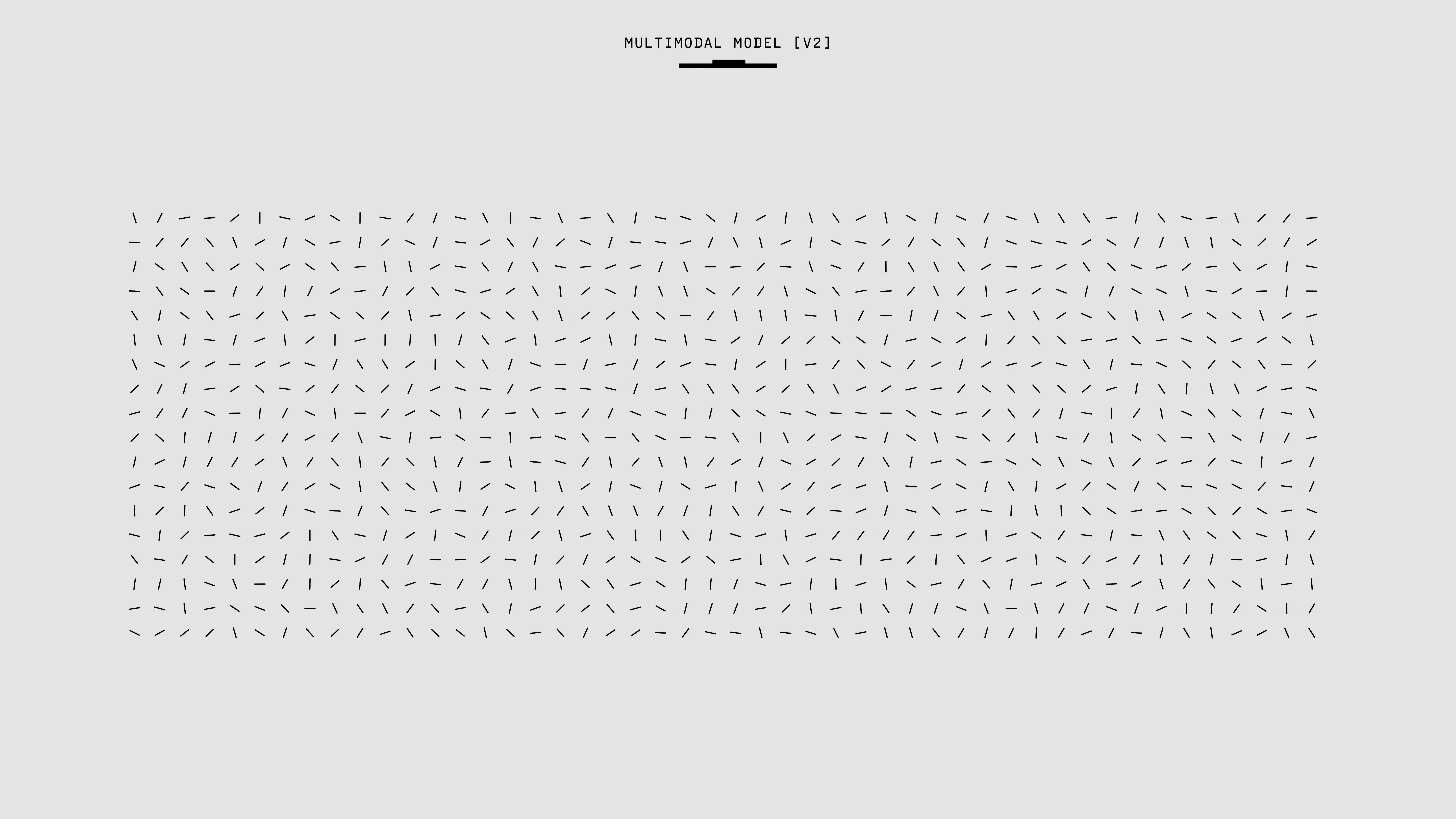 A grid of lines visualizing how fine-tuning AI models works for a smart content generator.