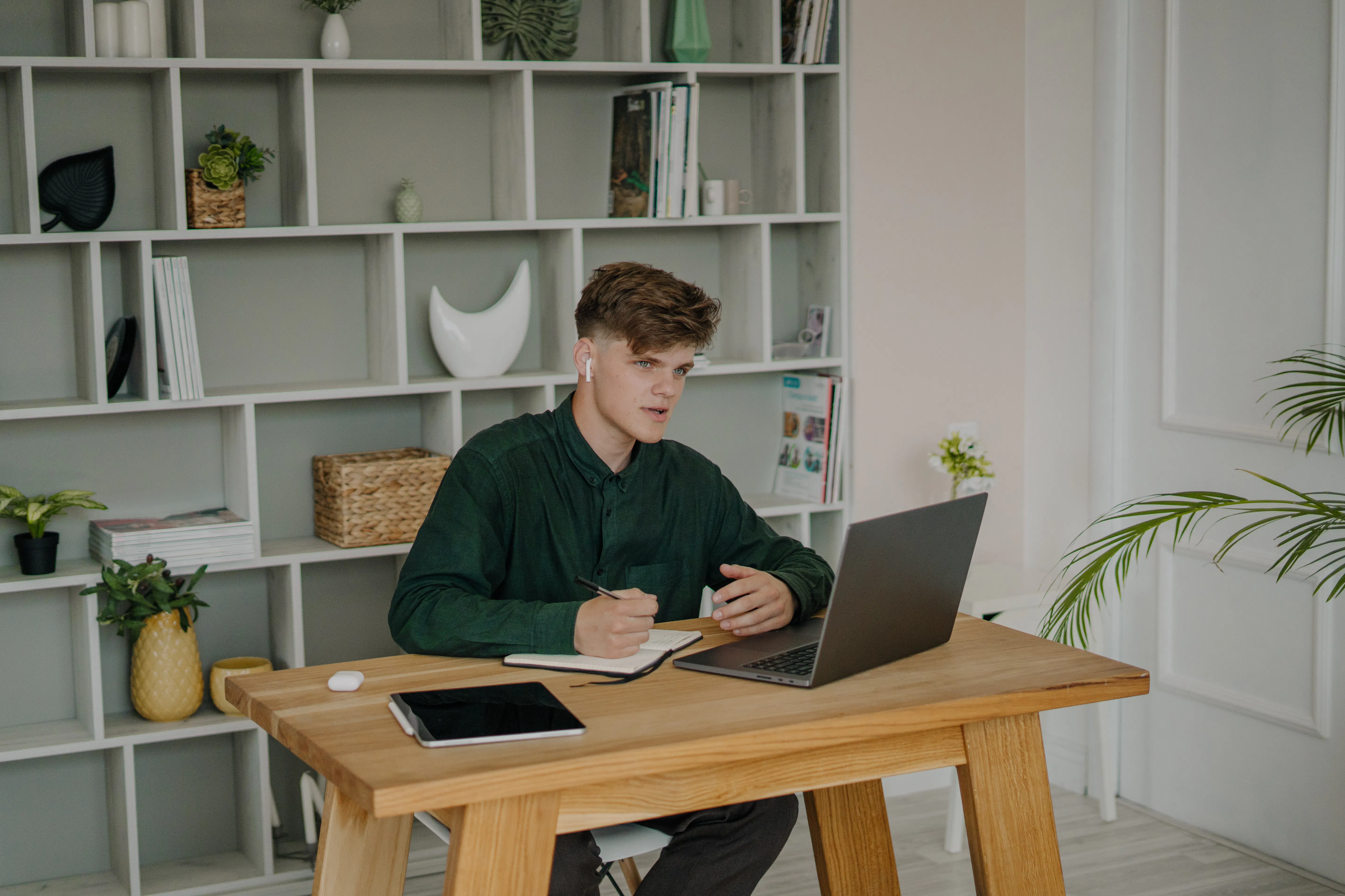 young professional learning tech