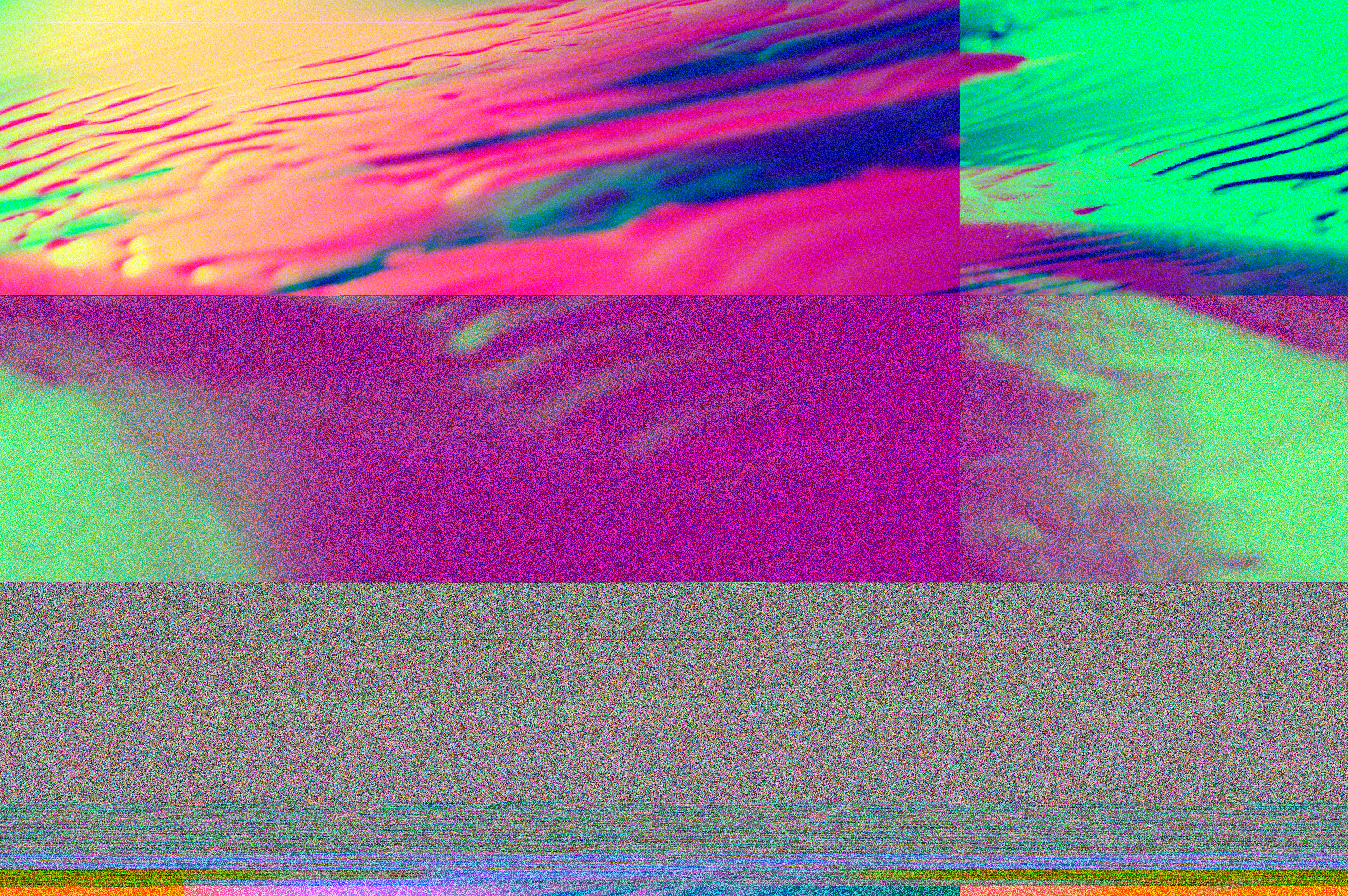 abstract digital network glitch