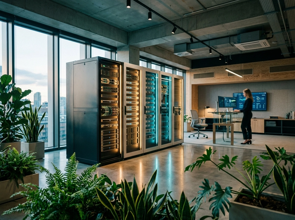 Server room using cloud based content creation and enterprise ai writing to scale organic traffic.