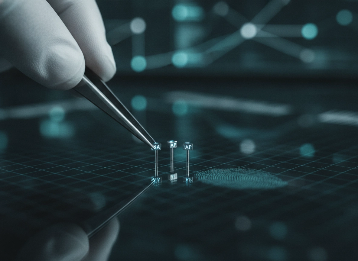 Tweezers placing data markers, representing precise local business seo pricing and strategy.