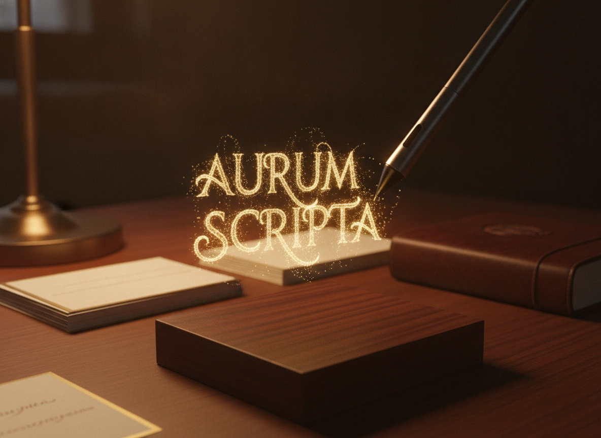 Digital pen writing glowing text, showcasing a modern seo friendly content generator.