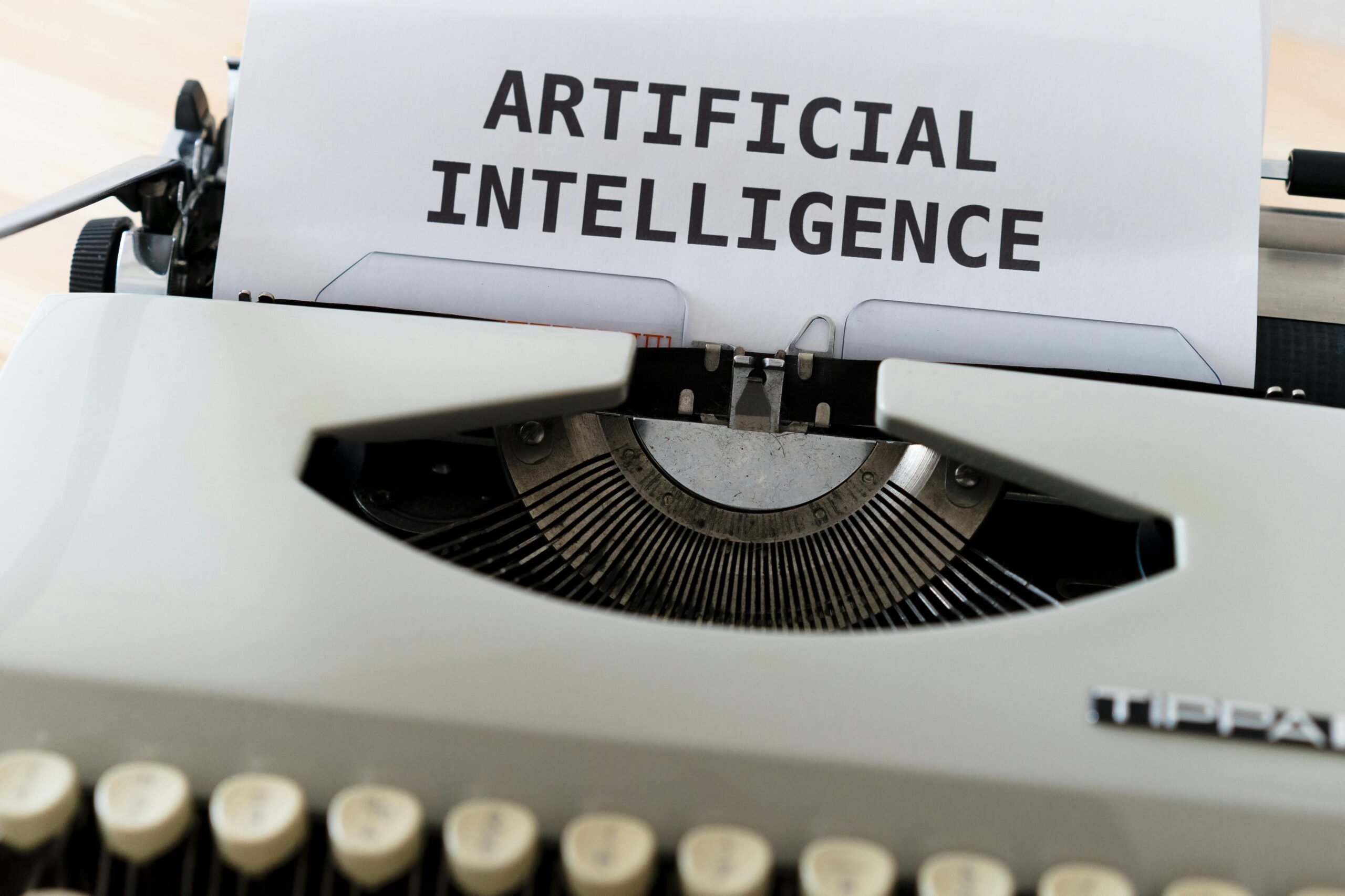 A close-up of a screen displaying AI-generated copywriting options, showcasing different tones and styles. The image should highlight the versatility and creativity of AI in crafting compelling content.