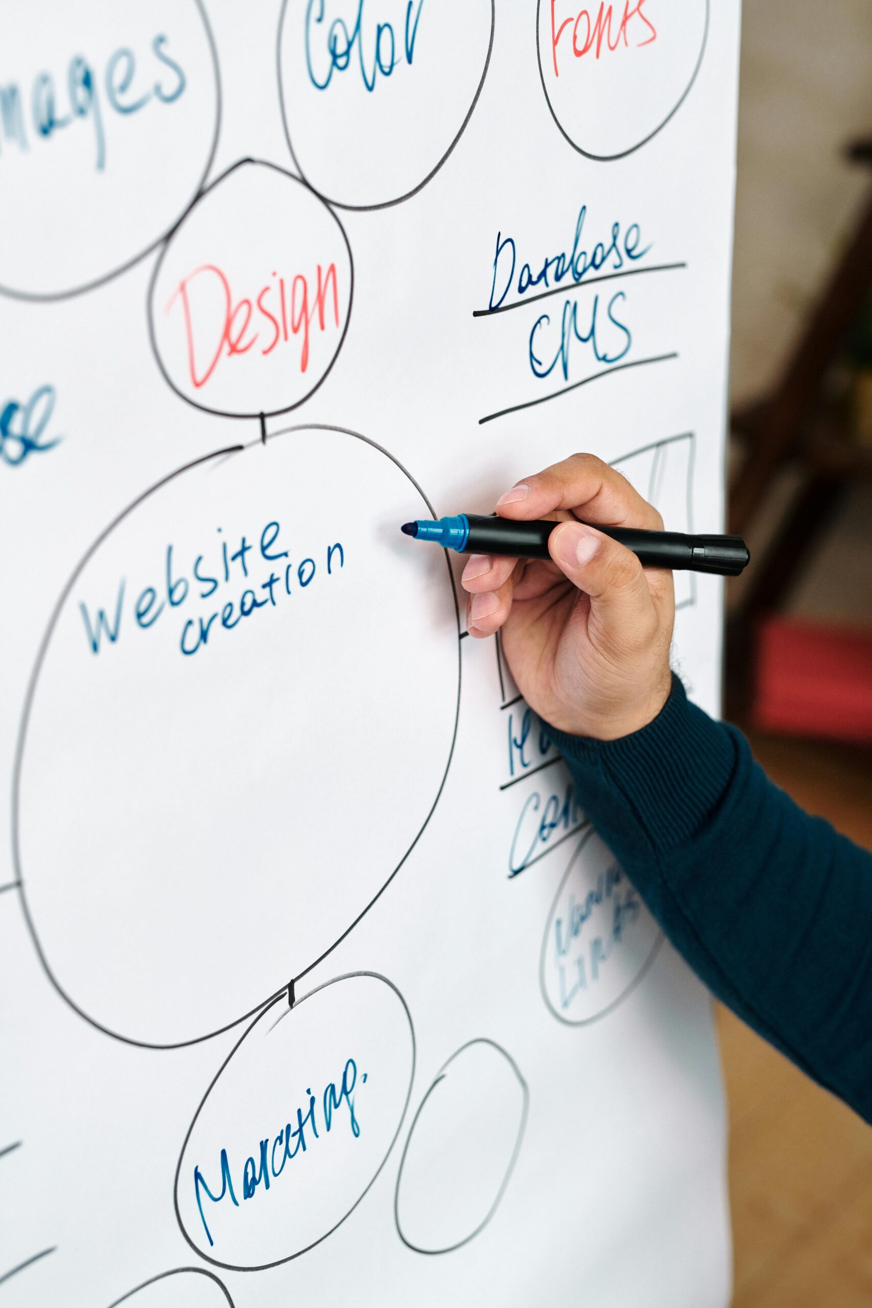 A training session where marketers are learning how to use AI tools for content creation and optimization. The atmosphere is collaborative and engaging, with participants actively interacting with the technology.